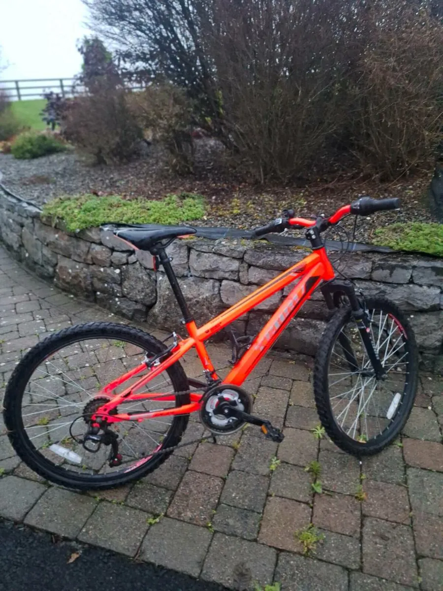 Neon pink mountain bike hotsell