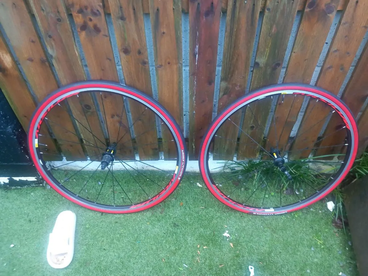 Mavic aksium wheelset for sale in Co. Clare for 110 on DoneDeal