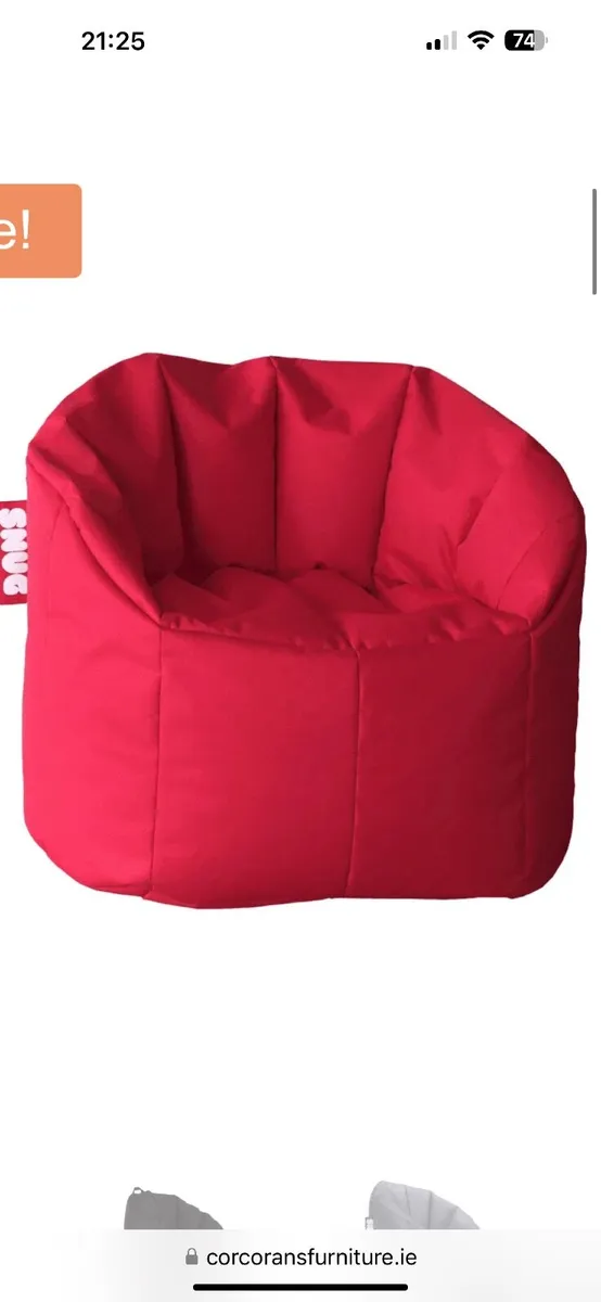 Snug Kids beanbag (Grey)