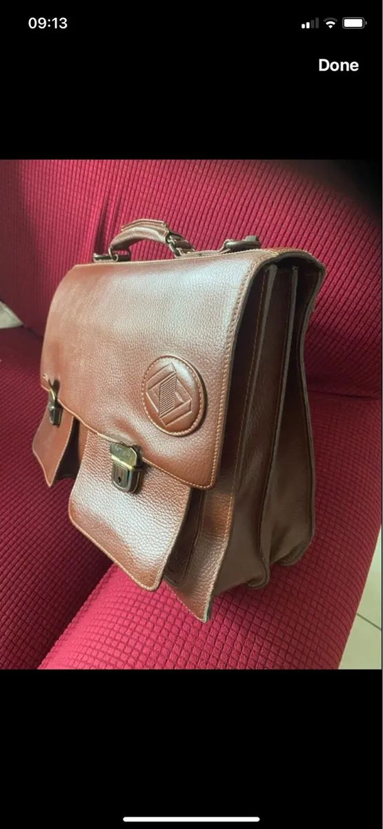 Leather Messenger Bag Satchel for sale in Co. Dublin for 65 on DoneDeal