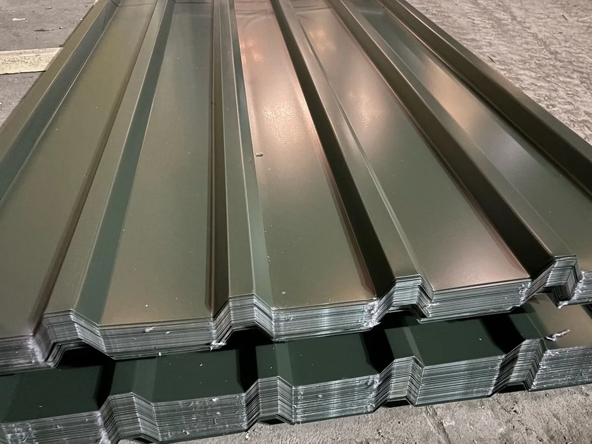 Roof sheeting Boxprofile corrugated🟢GREEN & GREY - Image 2