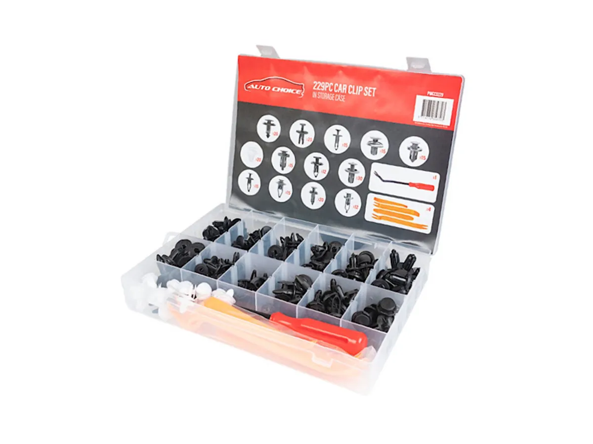 €10 OFF 229pce Car Clip Set..Free Delivery - Image 1