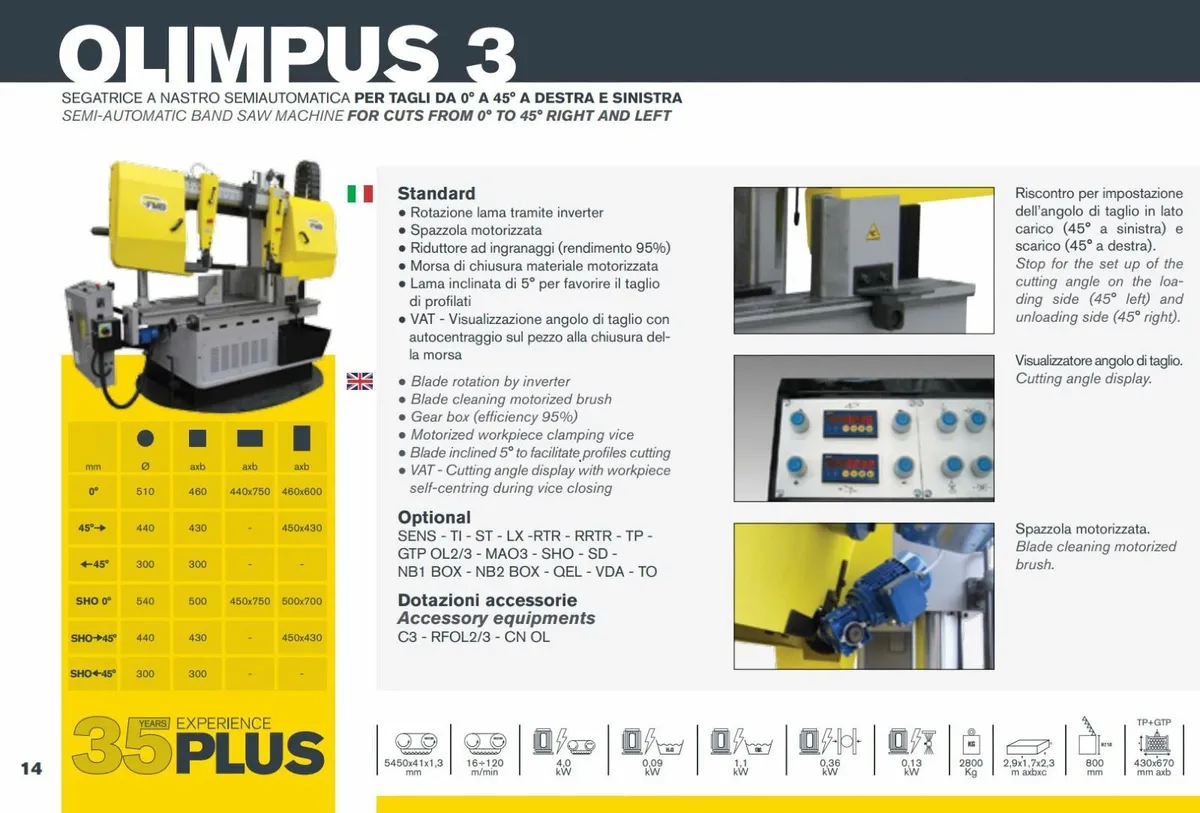 FMB OLIMPUS BANDSAW - Image 2