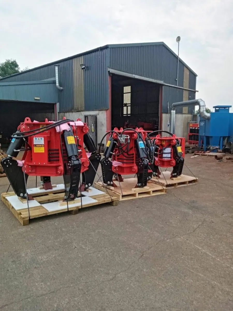 Pile cropper hire  Excavator mounted - Image 1