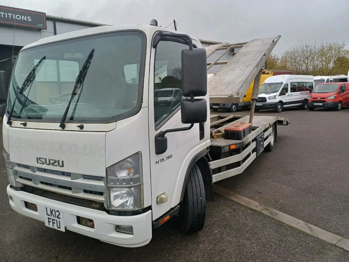 2012 ISUZU 2 CAR TRANSPORTER 7.5 TON - Image 4