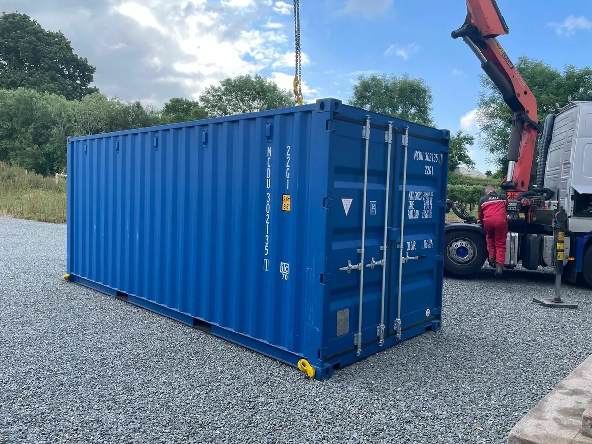 New 20FT Shipping Containers - BLUE - Image 1