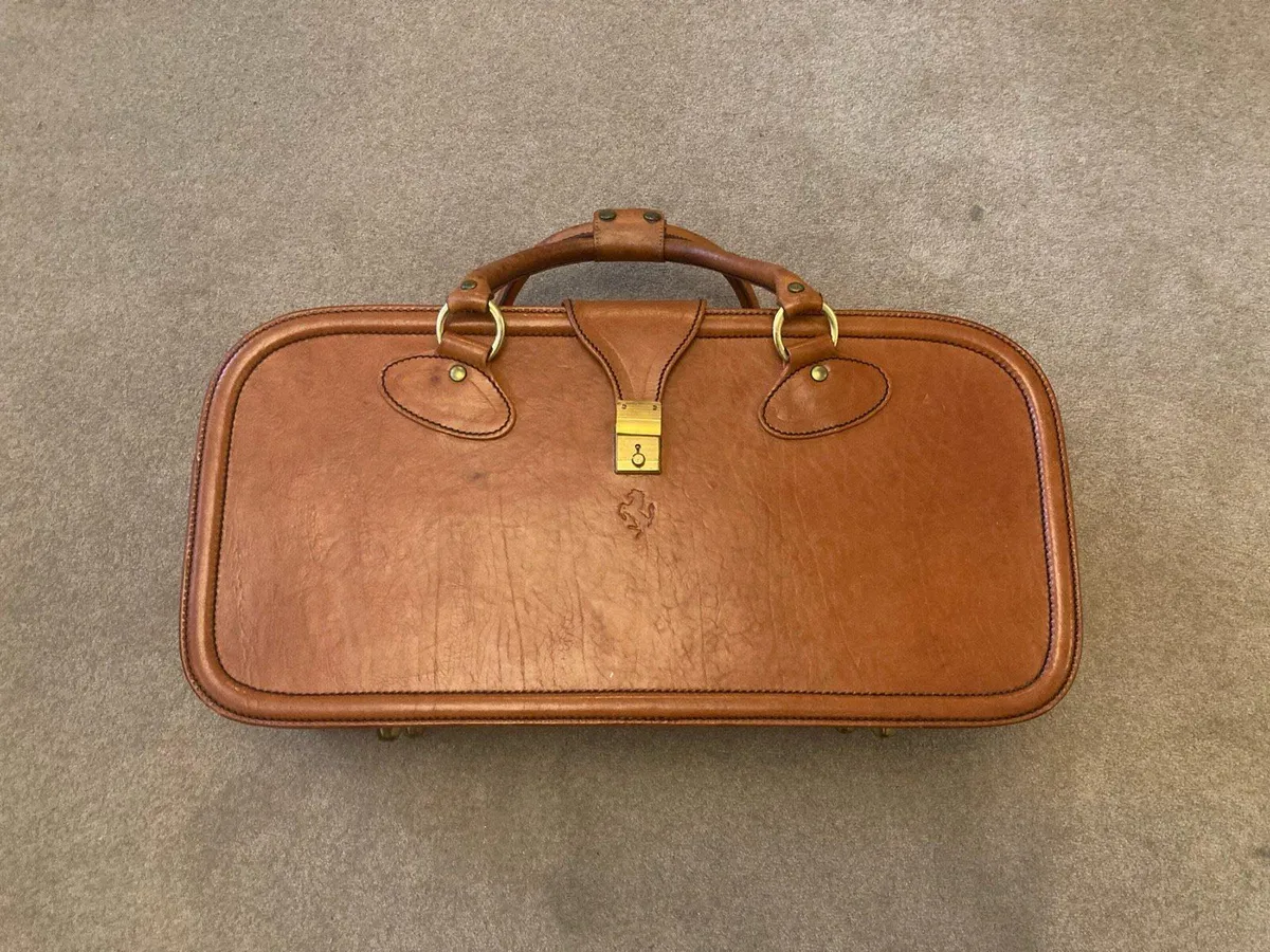 Ferrari leather luggage on sale