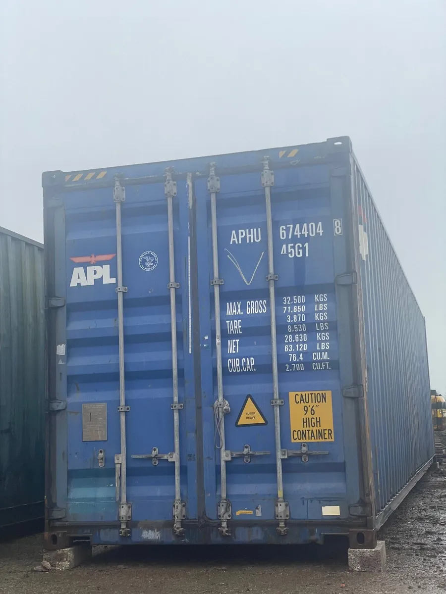 40ft HC Containers - Image 1