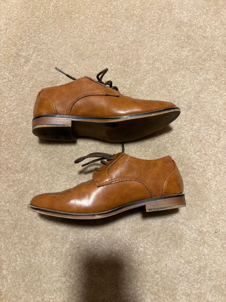 River island boys tan shoes store