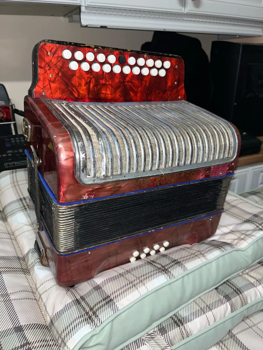 A hohner black dot accordion - Image 1