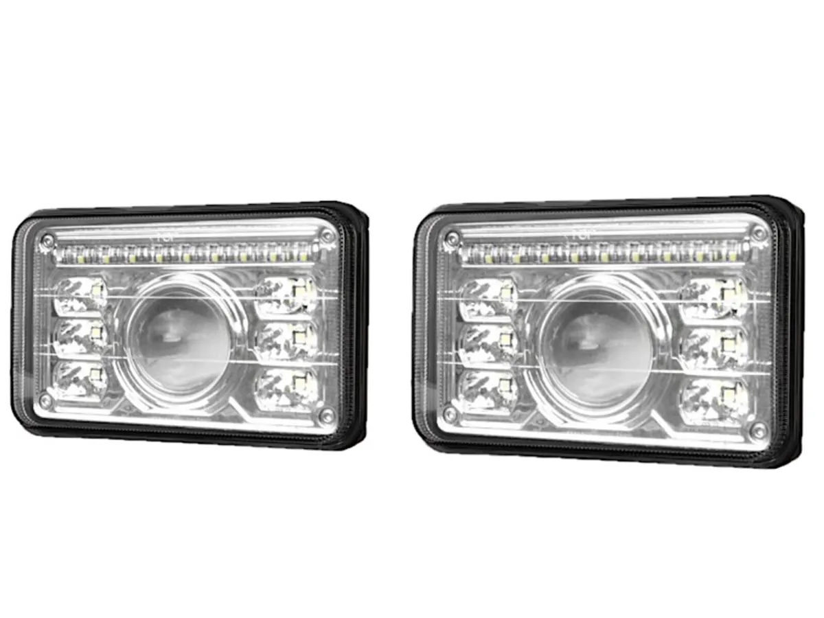 €30 OFF Pair  LED Rectangular Headlights - Image 4