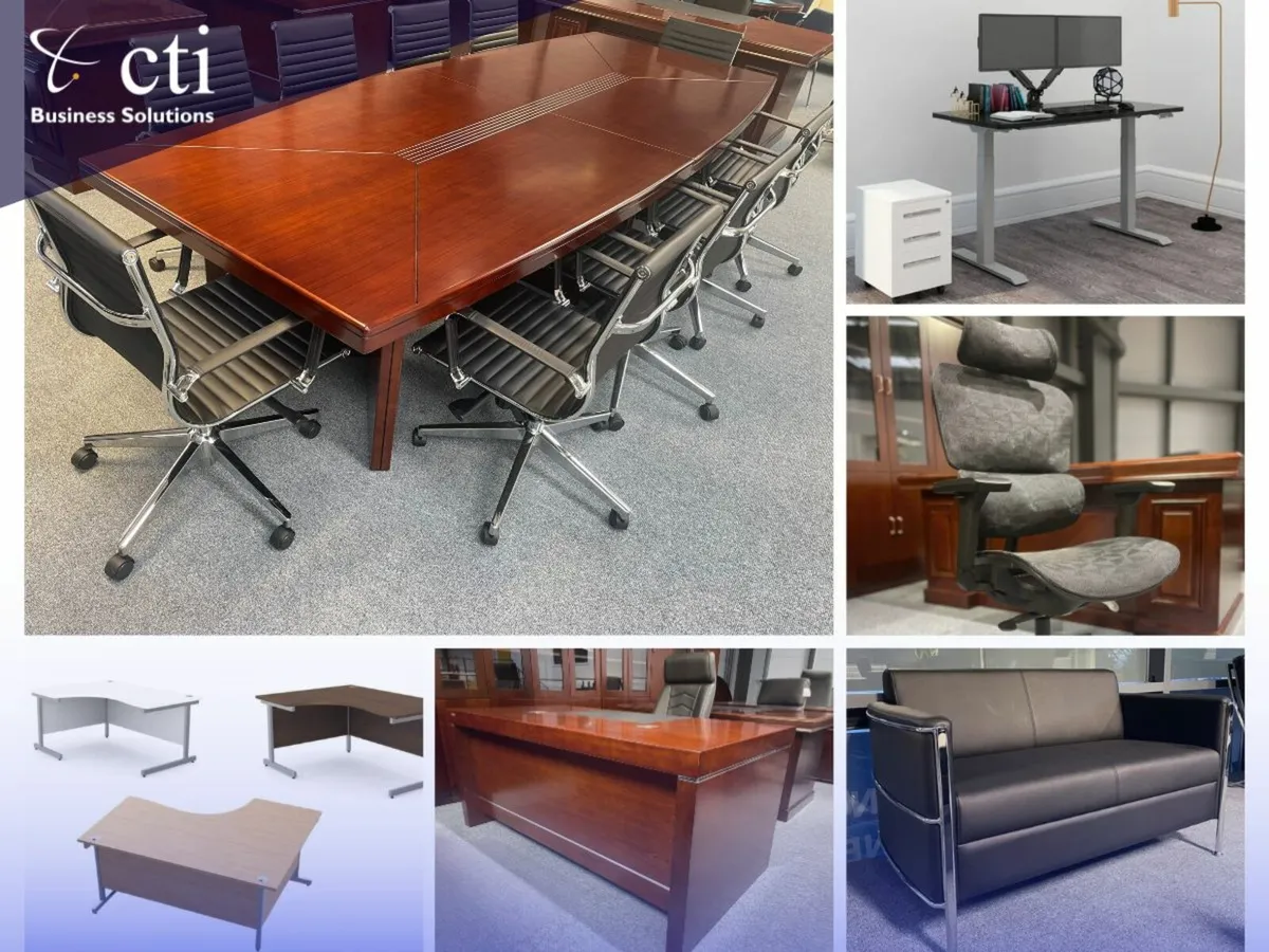 Large Office Furniture Stock-Desks, Chairs,Storage - Image 1