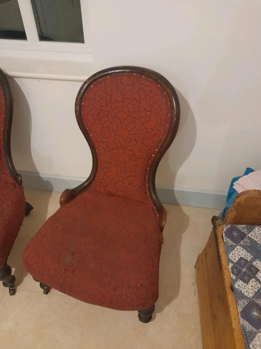 Victorian ladies chairs - Image 2