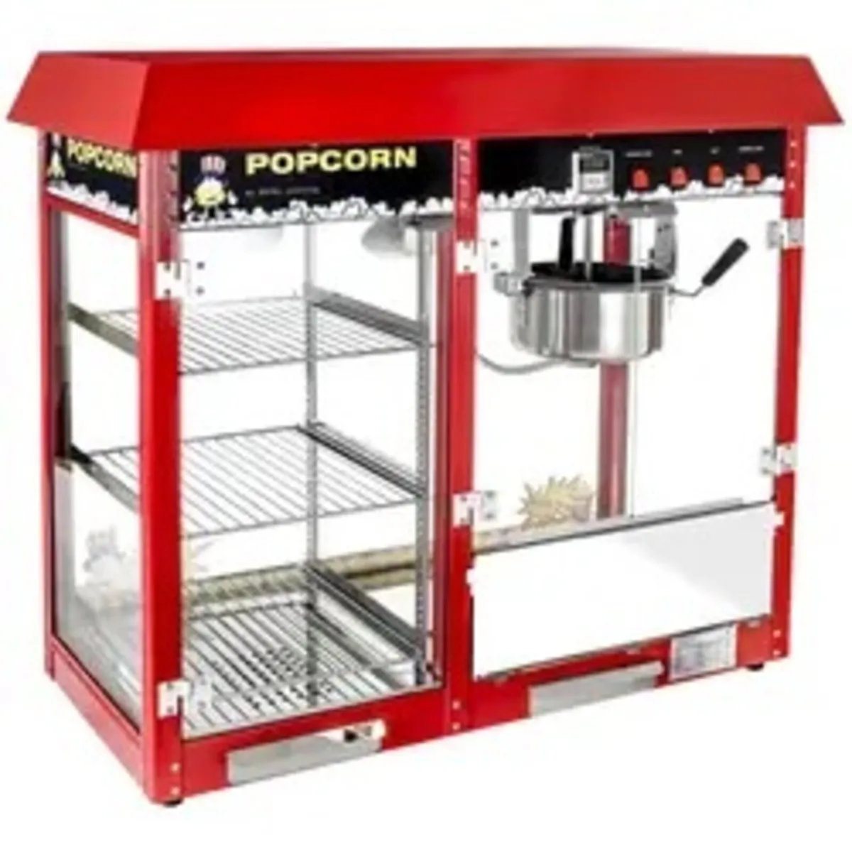 New Large popcorn machine with heated storage - Image 1