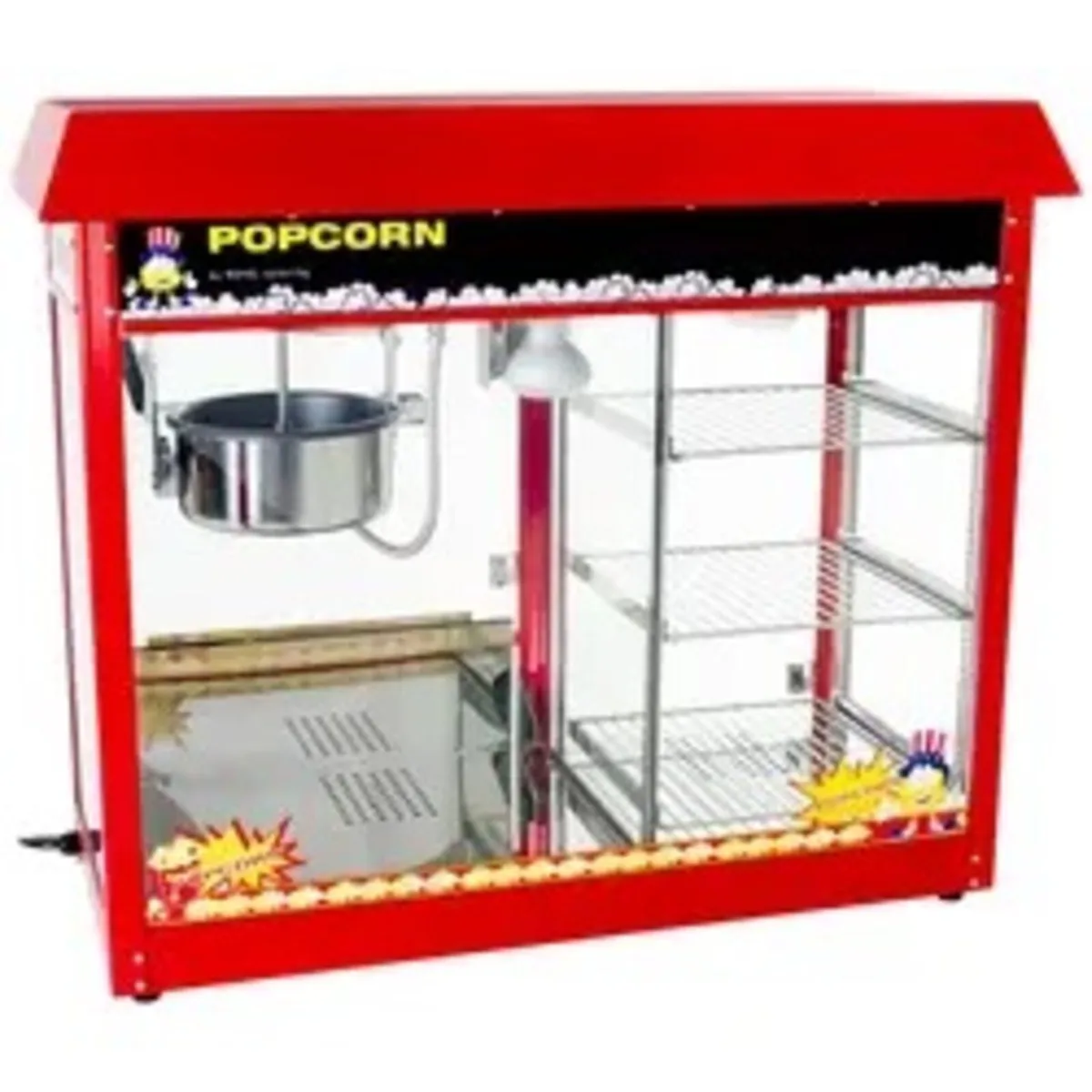 New Large popcorn machine with heated storage - Image 2