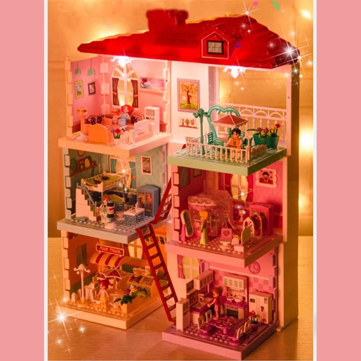 Amazing Dolls House with Furniture and Accessories Included with Lights for sale in Co. Dublin for 49 on DoneDeal