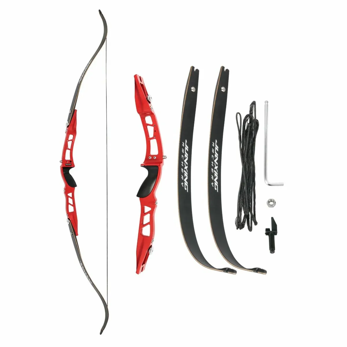 Archery Bow, 66" Recurve, ILF Limbs 20-40lbs bonus - Image 3