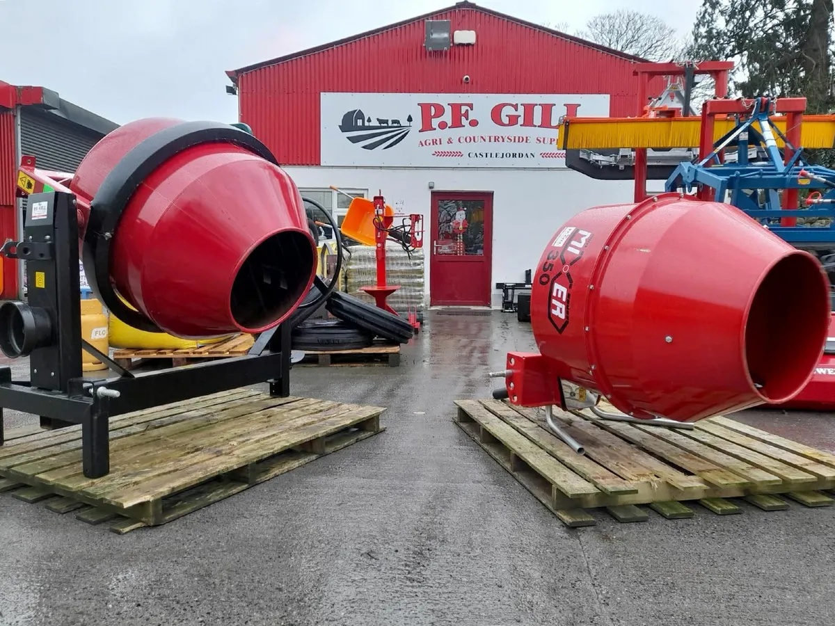 NEW PTO TRACTOR CEMENT MIXERS - Image 3