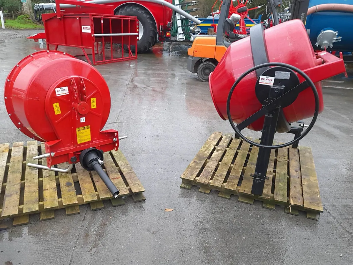 NEW PTO TRACTOR CEMENT MIXERS - Image 1