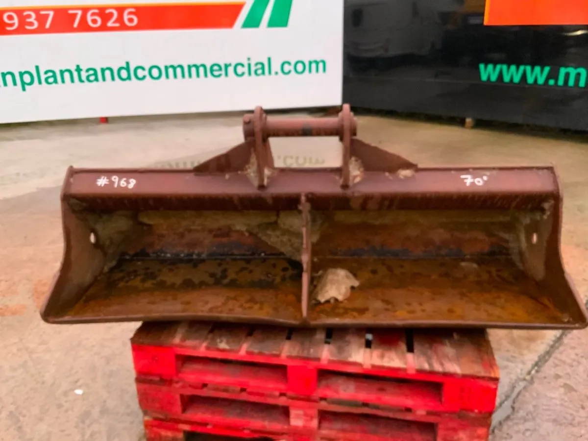 72" GRADING BUCKET.....65mm PINS........968. - Image 3