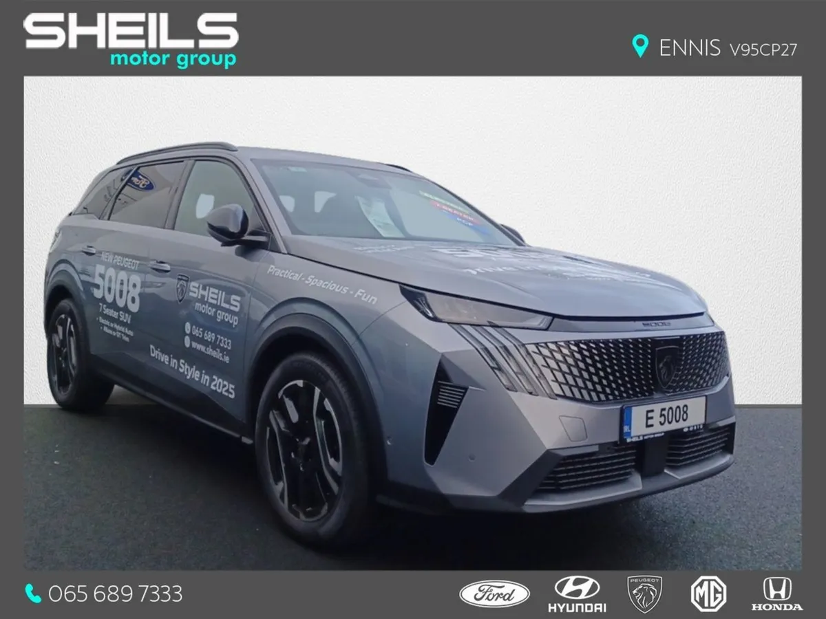 Peugeot 5008 BEV 73kwh 210hp Allure  demo Bonanza - Image 1