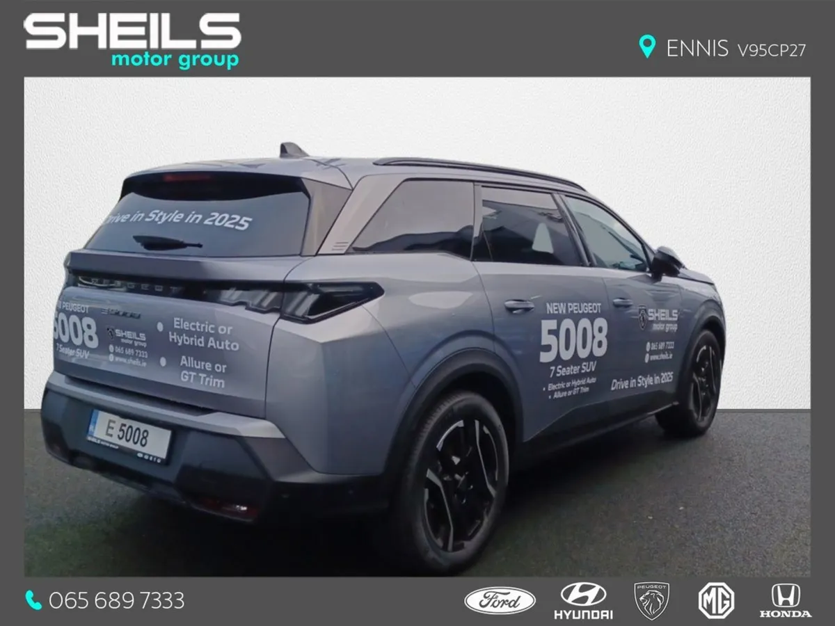 Peugeot 5008 BEV 73kwh 210hp Allure  demo Bonanza - Image 2