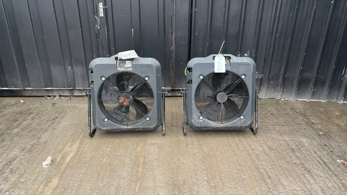 2 Industrial Fans - Image 1