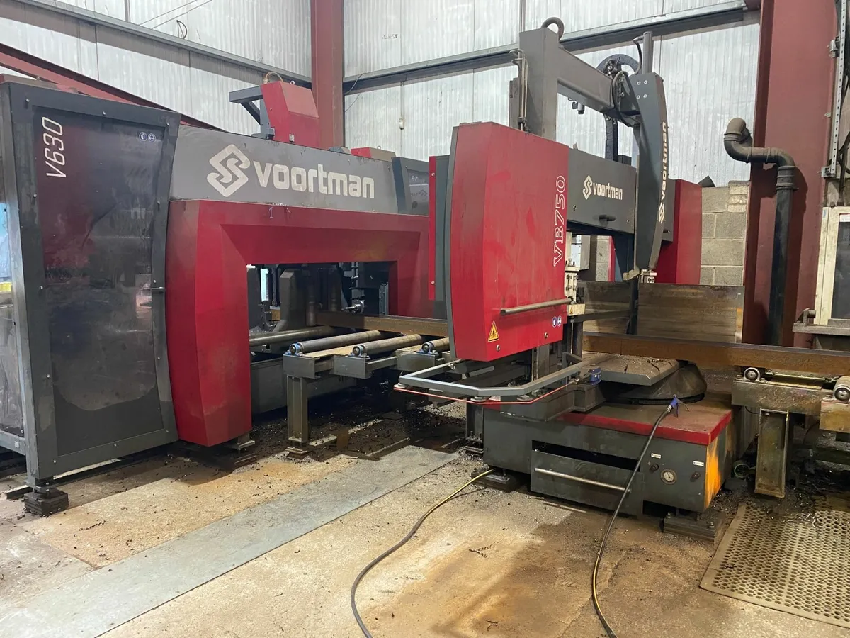 Voortman V630/1050T – VB750 CNC Saw / Drill Line - Image 1