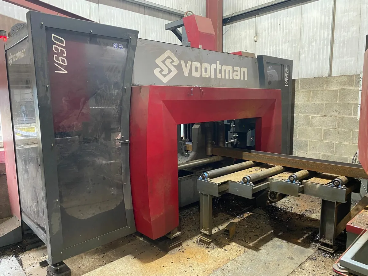 Voortman V630/1050T – VB750 CNC Saw / Drill Line - Image 2
