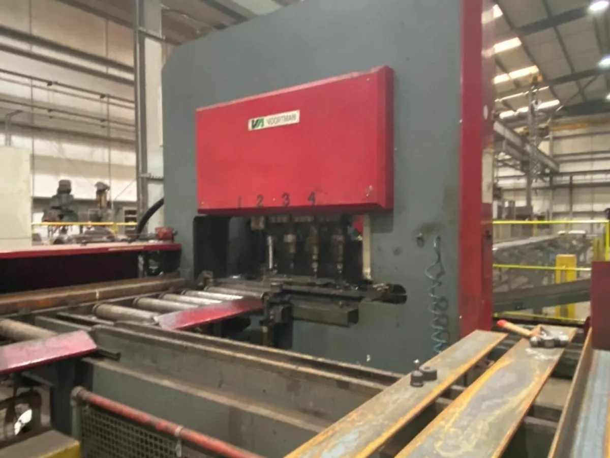 Voortman V550‐4 – Plate & Angle Punch/Shear Line. - Image 2