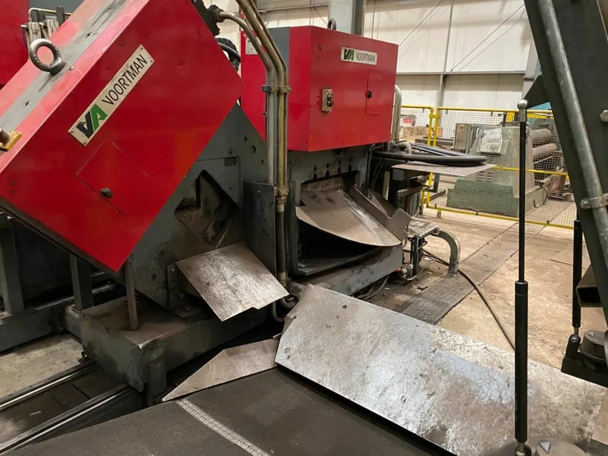 Voortman V550‐4 – Plate & Angle Punch/Shear Line. - Image 1