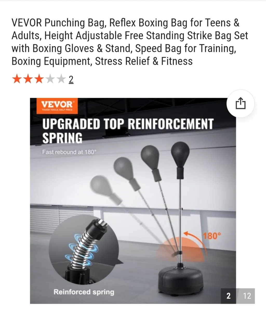 Reflex boxing bag - Image 3