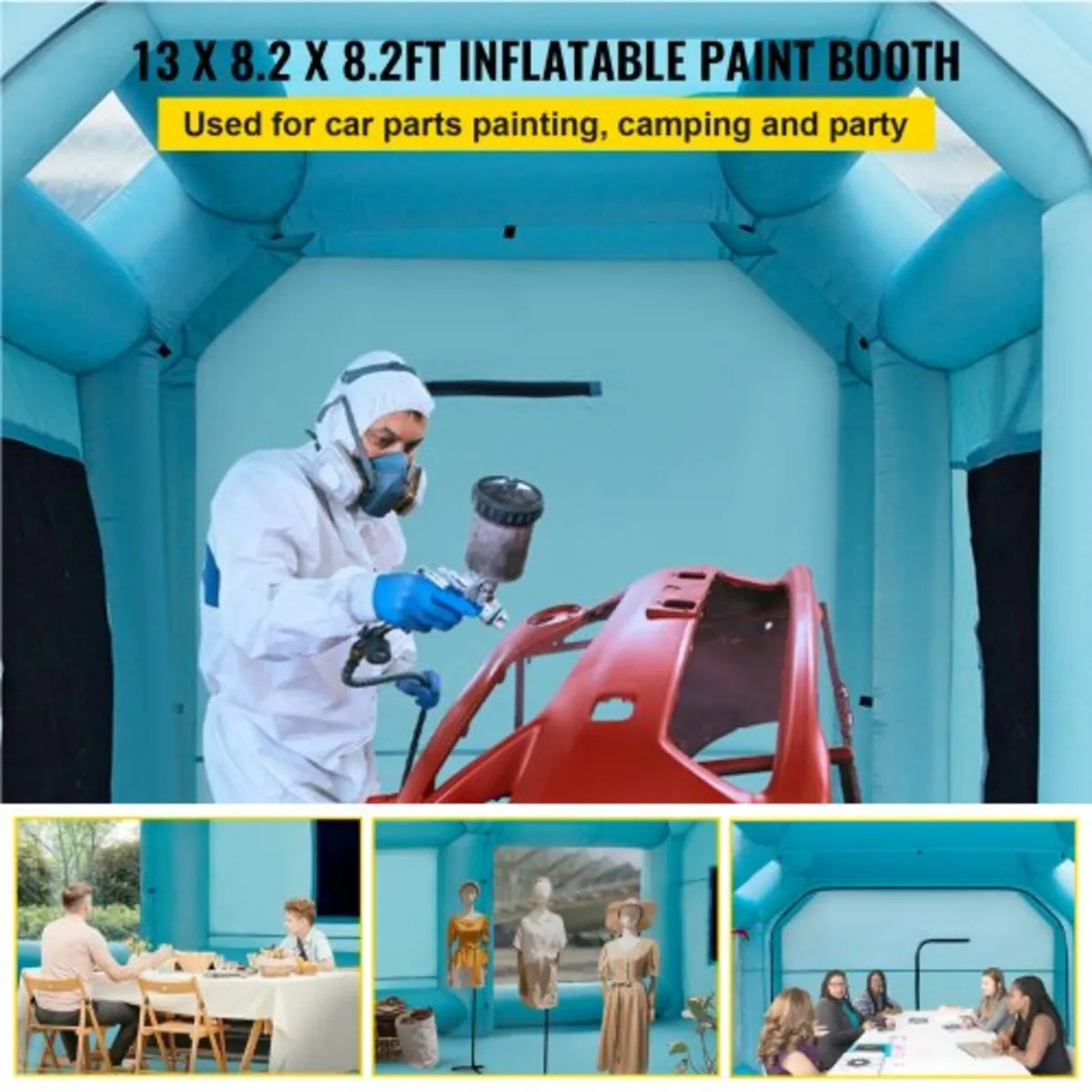 13-x-8-x-8ft-inflatable-spray-booth-car-paint-ten-for-sale-in-co