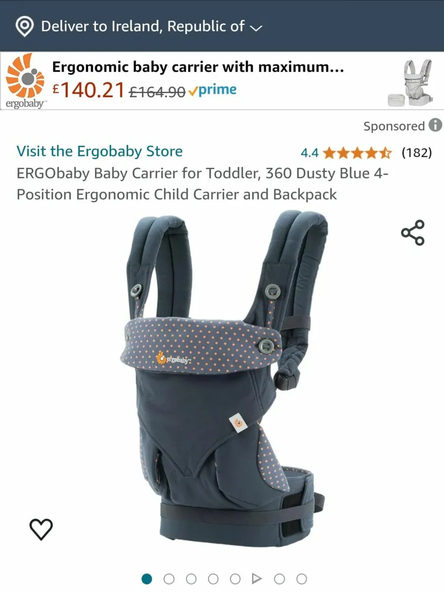 Baby carrier-ERGObaby Carrier - Image 1