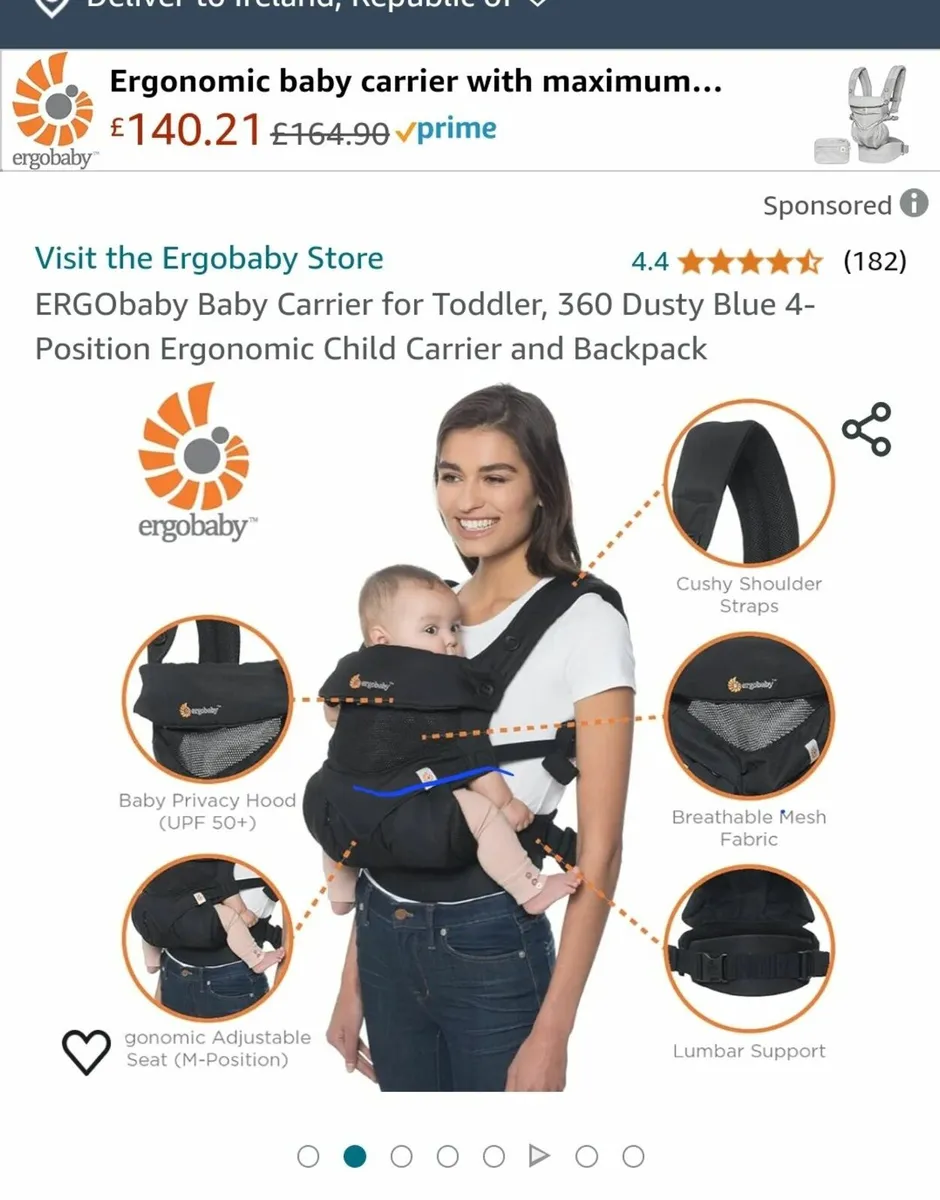 Baby carrier-ERGObaby Carrier - Image 2