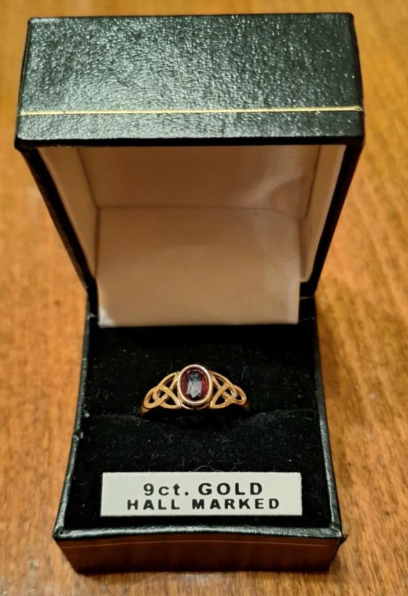 9ct Gold and Garnet Ring - Image 4