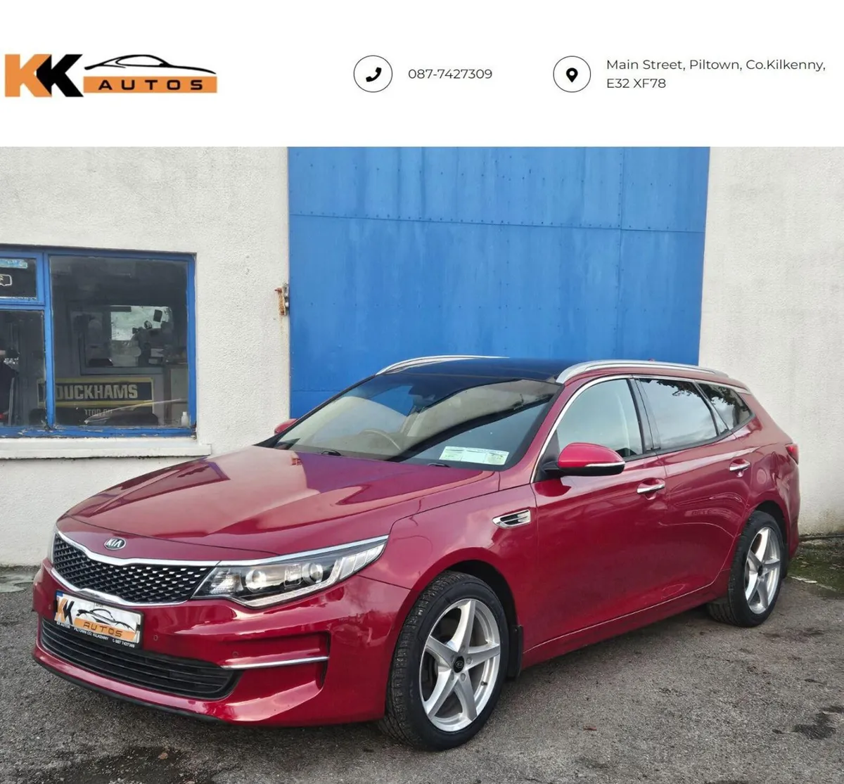 2018 Kia Optima  Estate | New NCT, 1.7 Diesel - Image 1