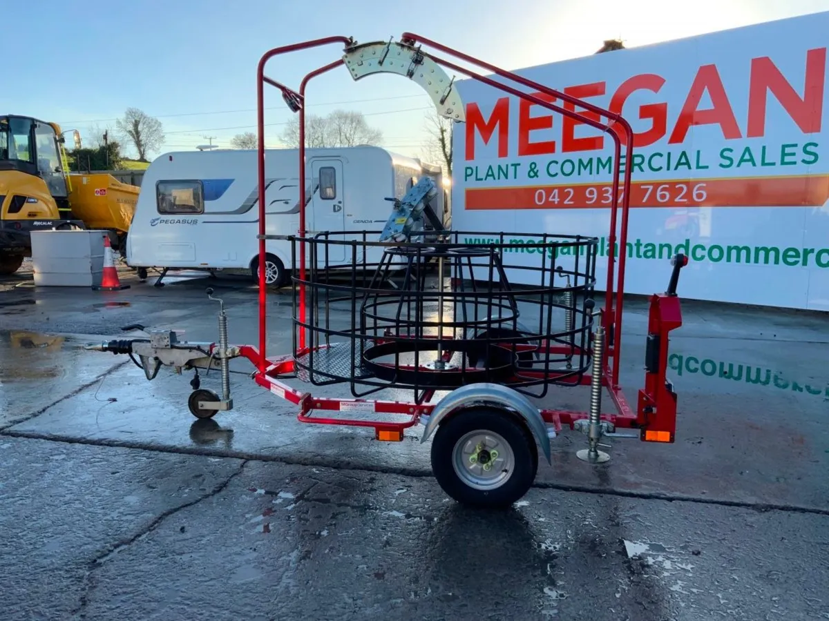 SINGLE AXLE CABLE DRUM TRAILER......597. - Image 2
