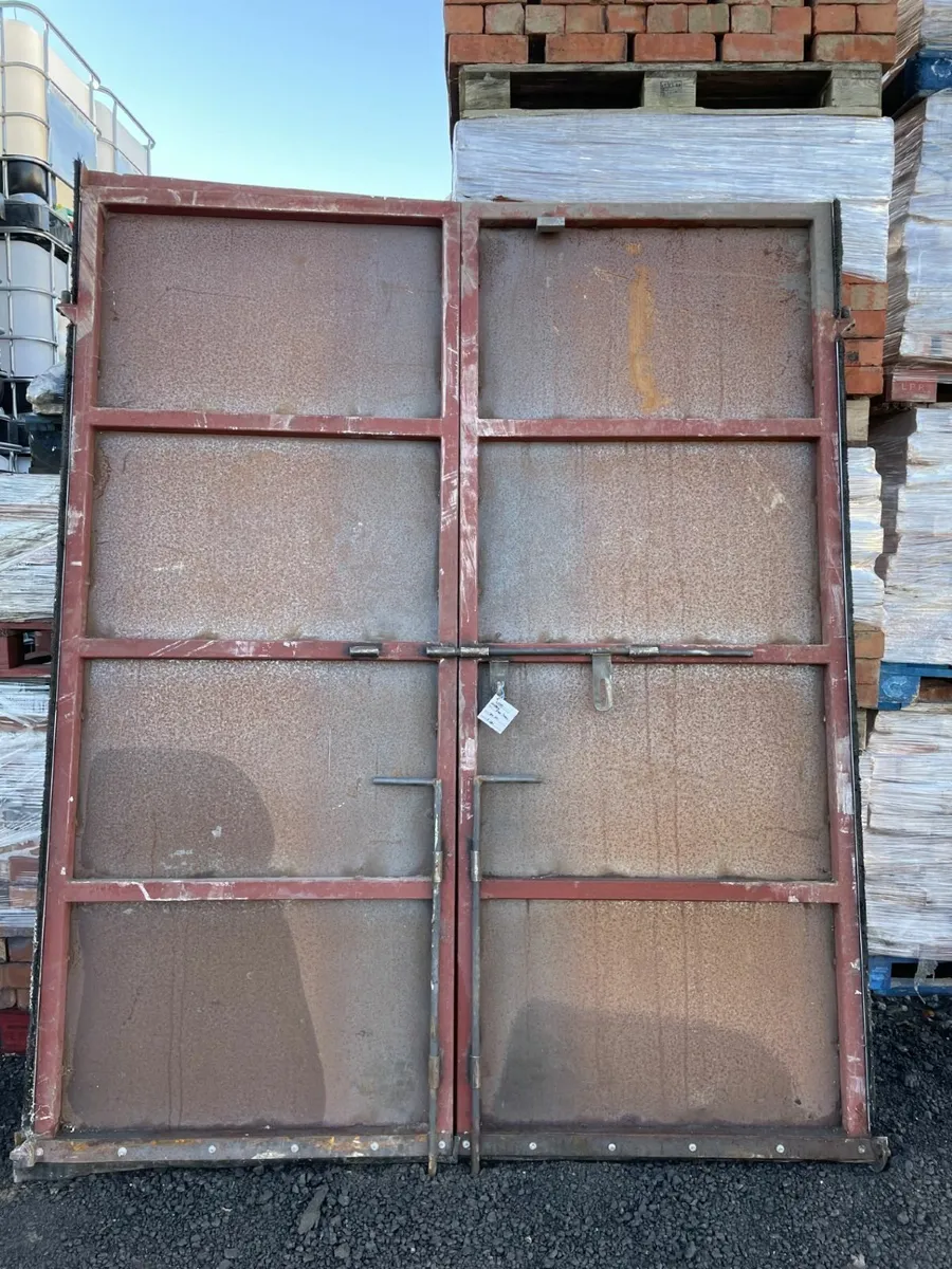 Large Steel Doors - Image 1