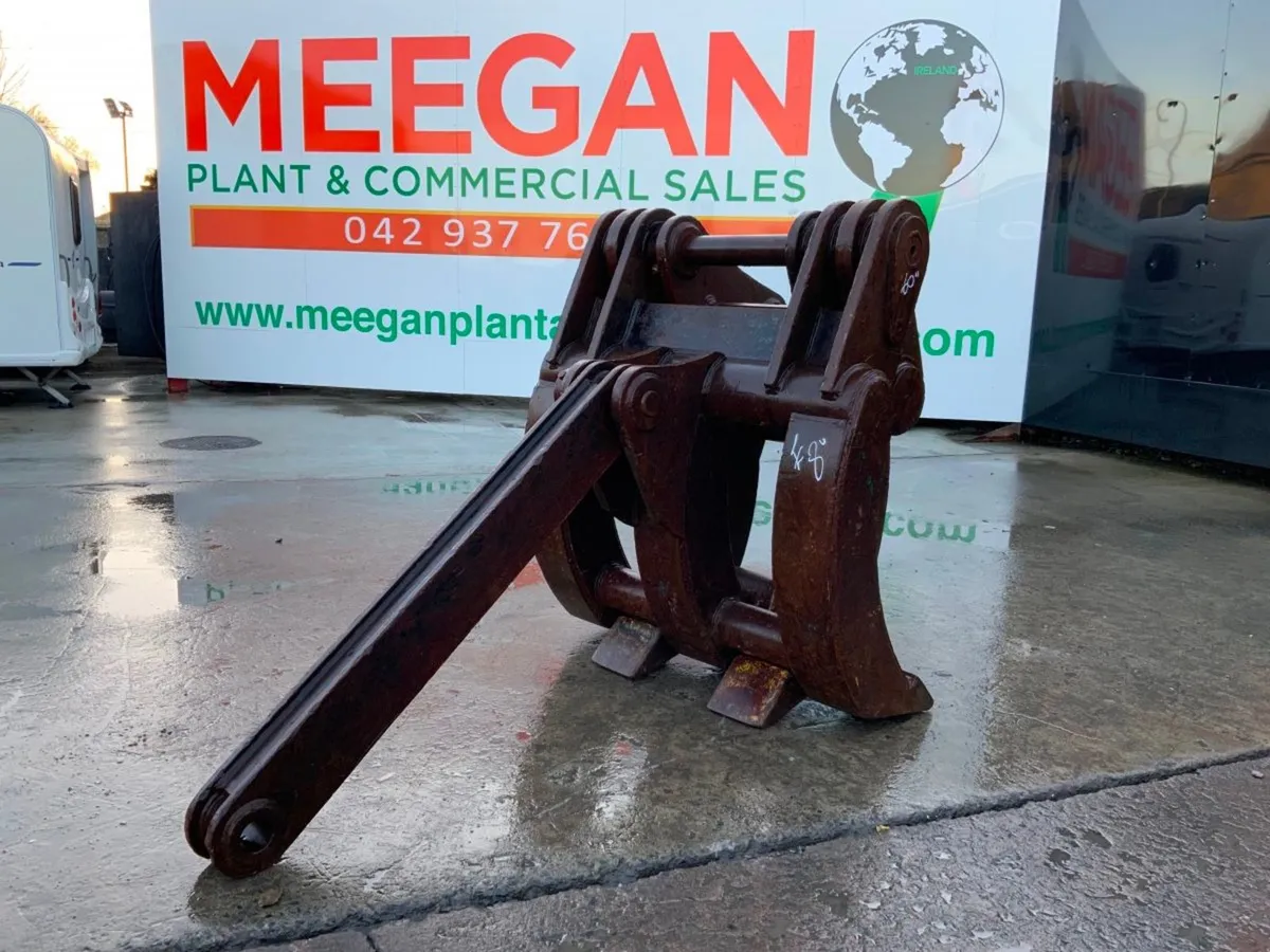 FIVE TYNE MANUAL GRAPPLE...90mm PINS....1076t. - Image 1