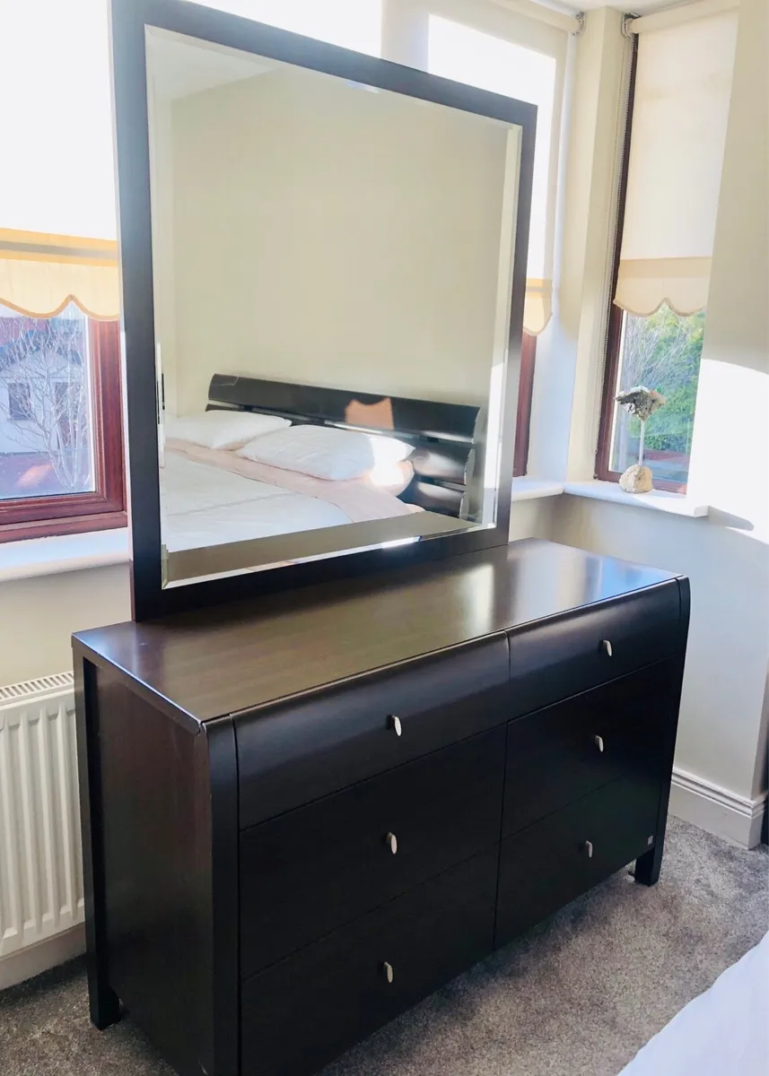 Dressing table with mirror - Image 4