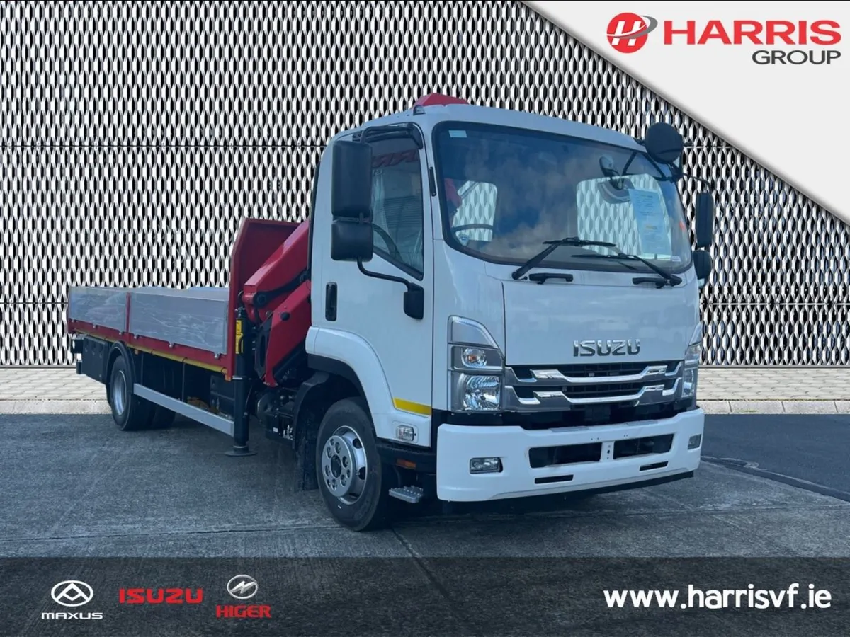 Isuzu NPR 11T F-series Dropside With Palfinger 11 - Image 1