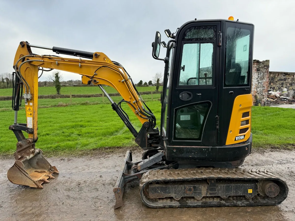 2022 Sany SY26U 2.6 ton digger - Image 3