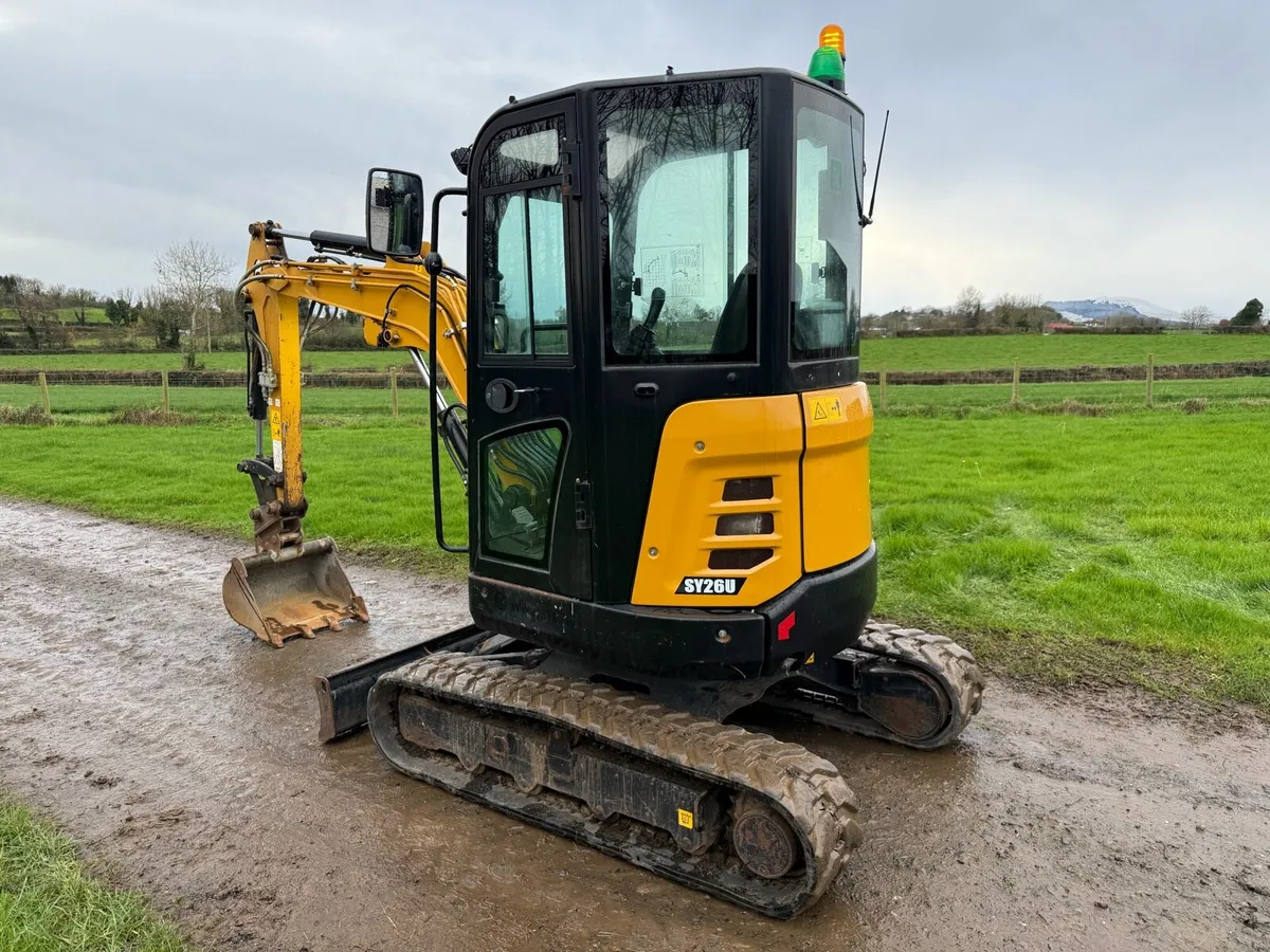 2022 Sany SY26U 2.6 ton digger - Image 4
