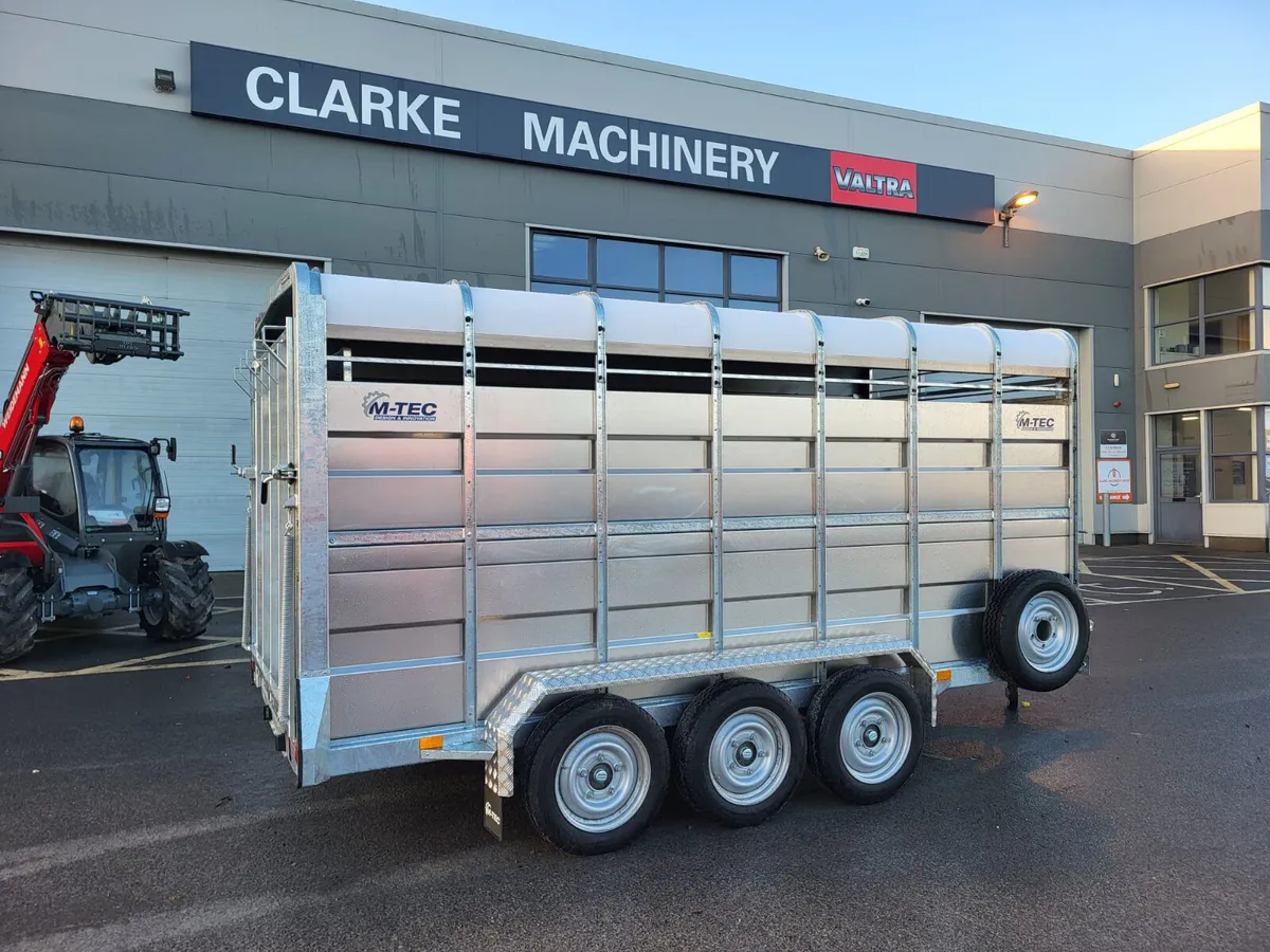 New MTec 14ft x 6ft Livestock Trailer - Image 1