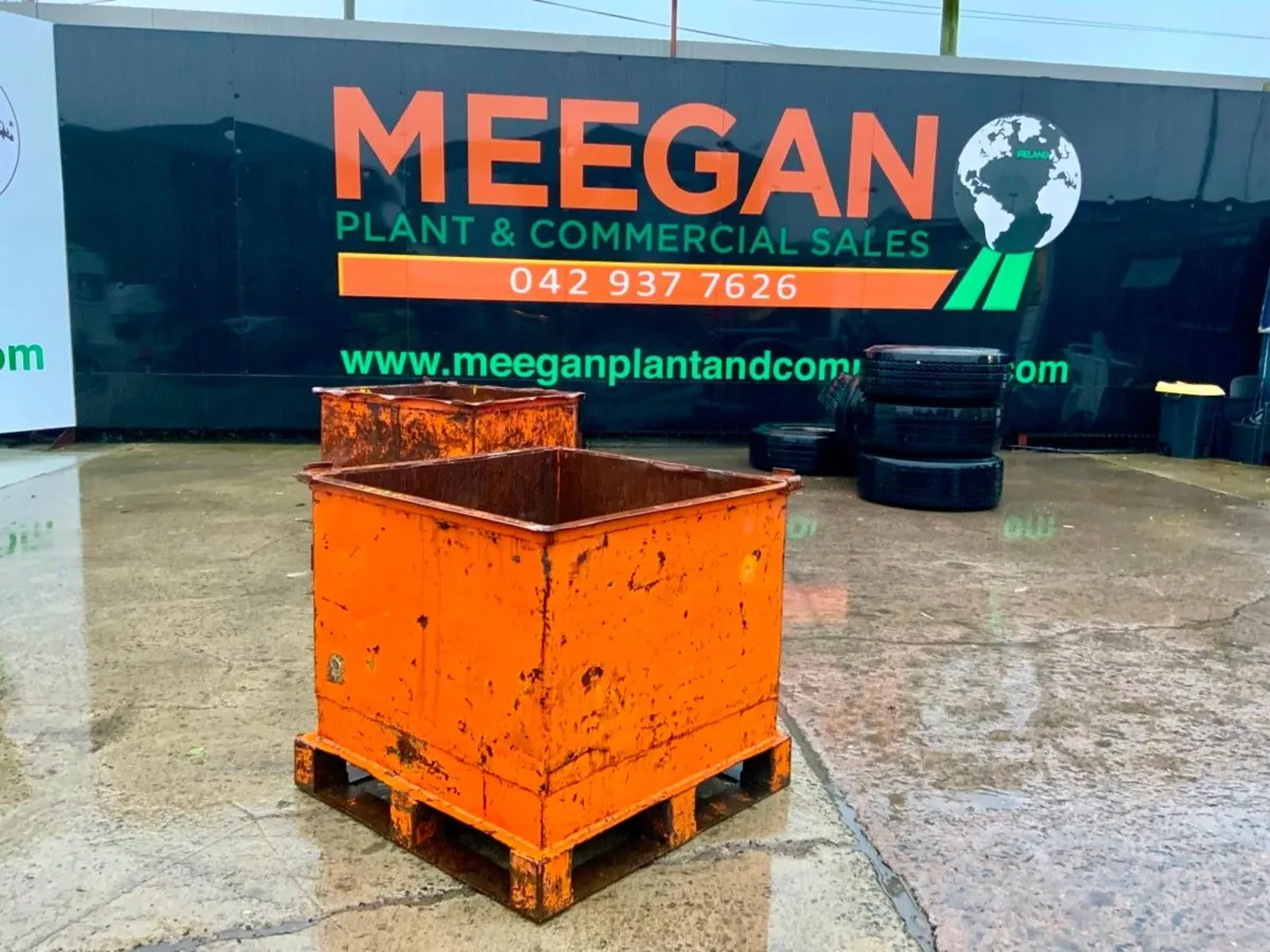 SCRAP METAL STORAGE CUBE / STILLAGE...12v. - Image 1