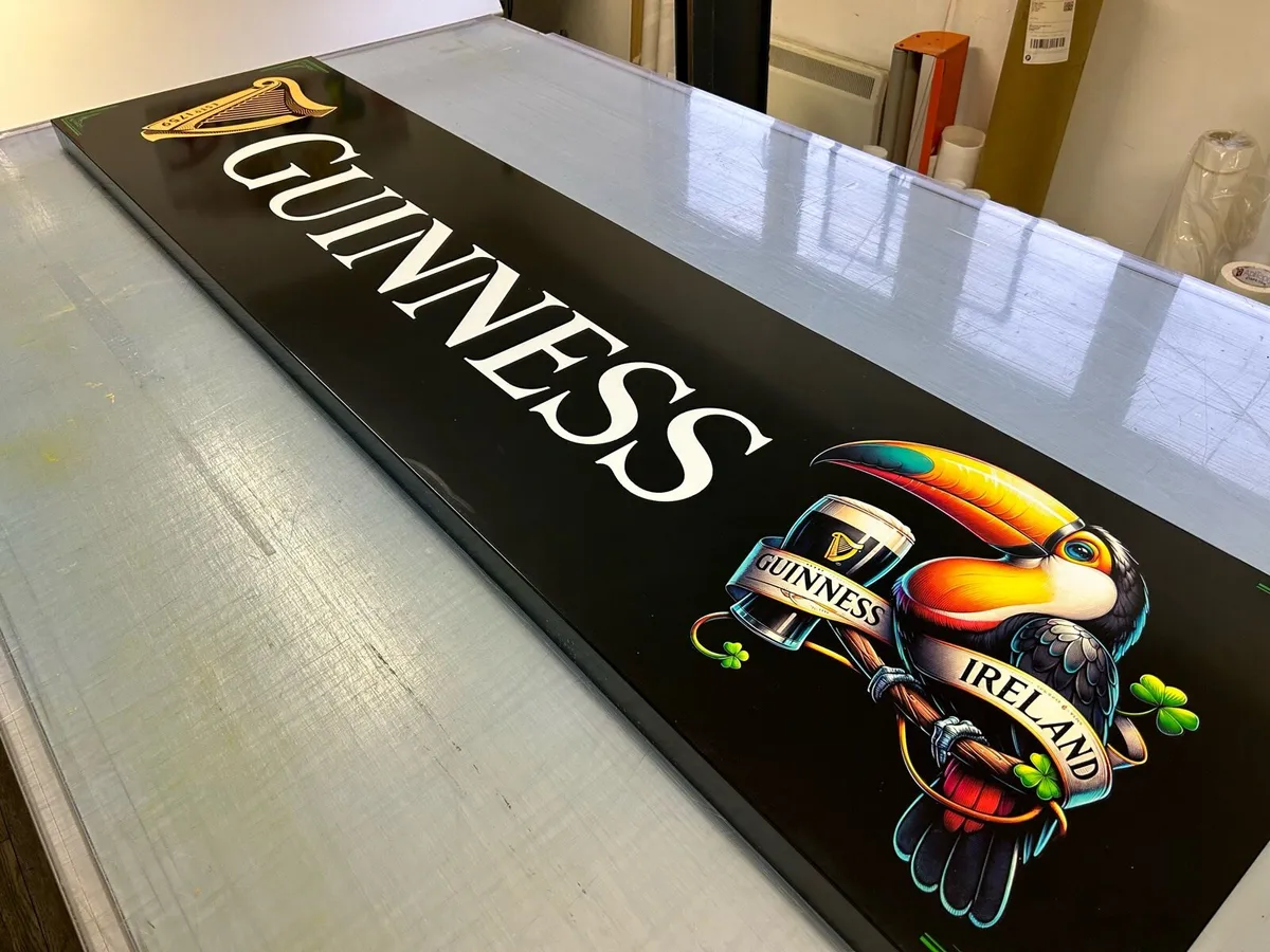 Aluminium Large 2m long GUINNESS SIGN - Image 1