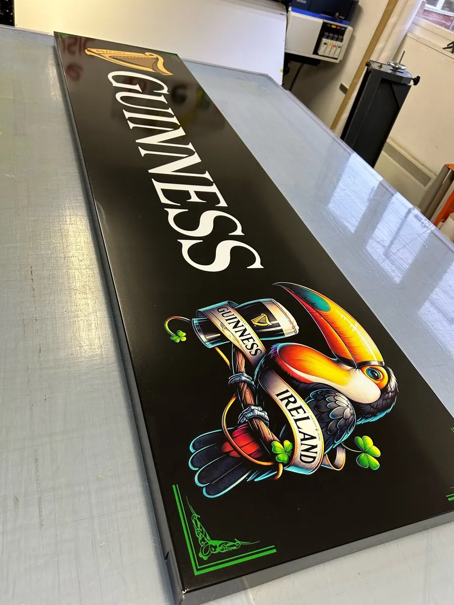 Aluminium Large 2m long GUINNESS SIGN - Image 2