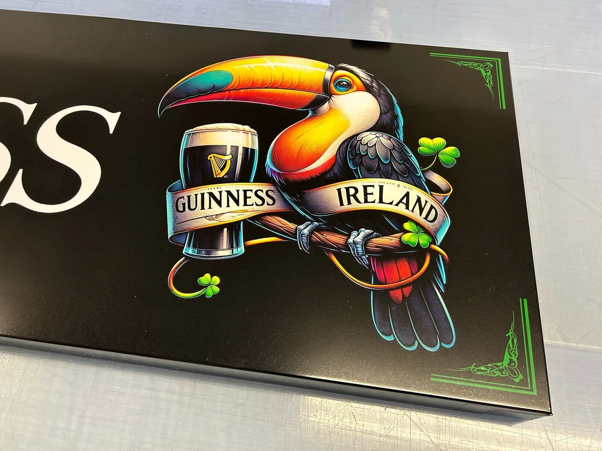 Aluminium Large 2m long GUINNESS SIGN - Image 3