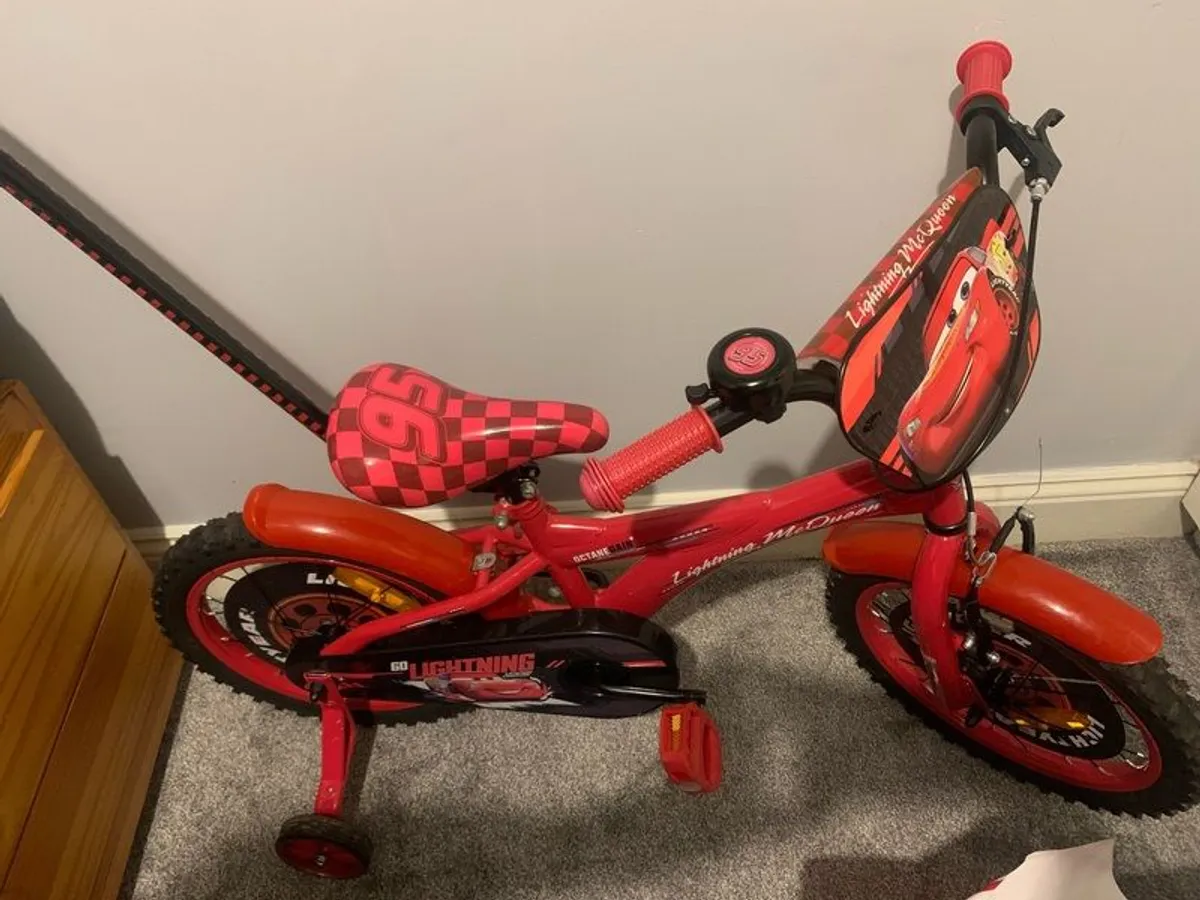 Lightning mcqueen toddler bike clearance